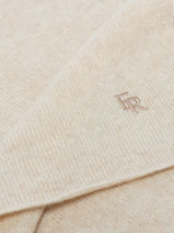 charpe Cachemire Vercors Etrier Beige vercors EVER427U-vue-porte
