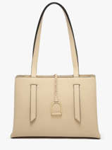 Sac Port paule Torsade Cuir Etrier Beige torsade ETOS173L