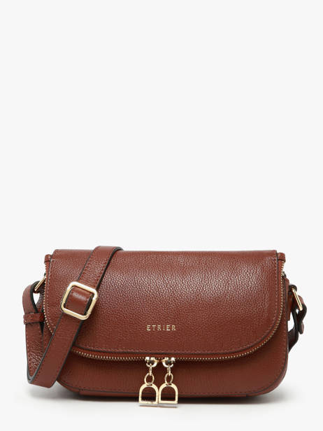 Small Leather Tradition Crossbody Bag Etrier Brown tradition ETRA059S