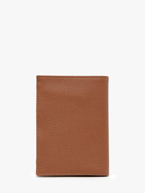 Wallet Leather Madras Etrier Brown madras EMAD271 other view 3